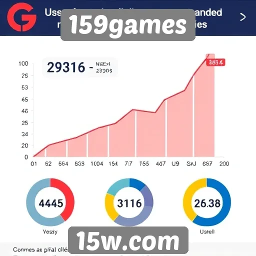 Estatísticas de usuários ativos no site 159games